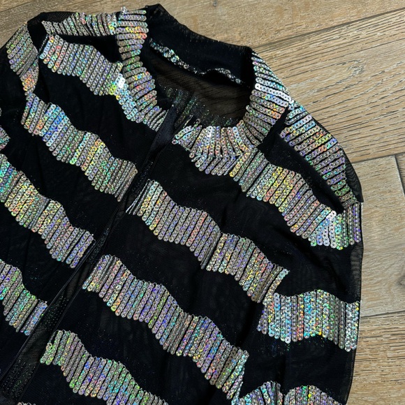 Sequin Mesh Top Vintage - Picture 8 of 13